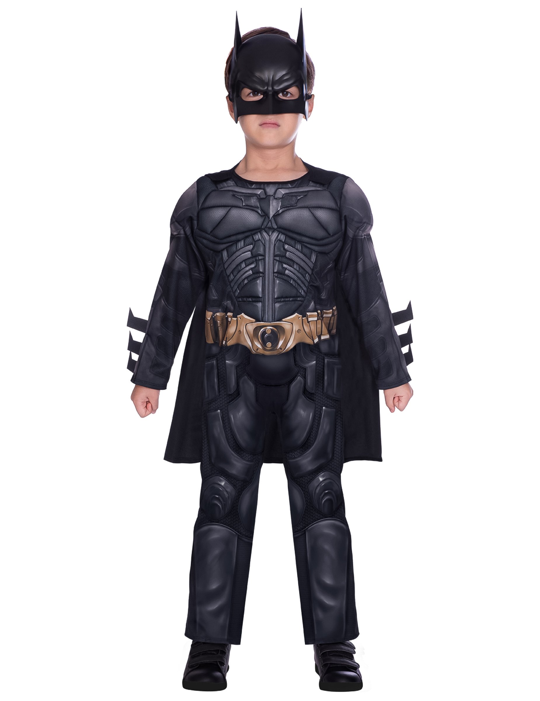 Batman Kostüm für Kinder Dark Knight schwarz