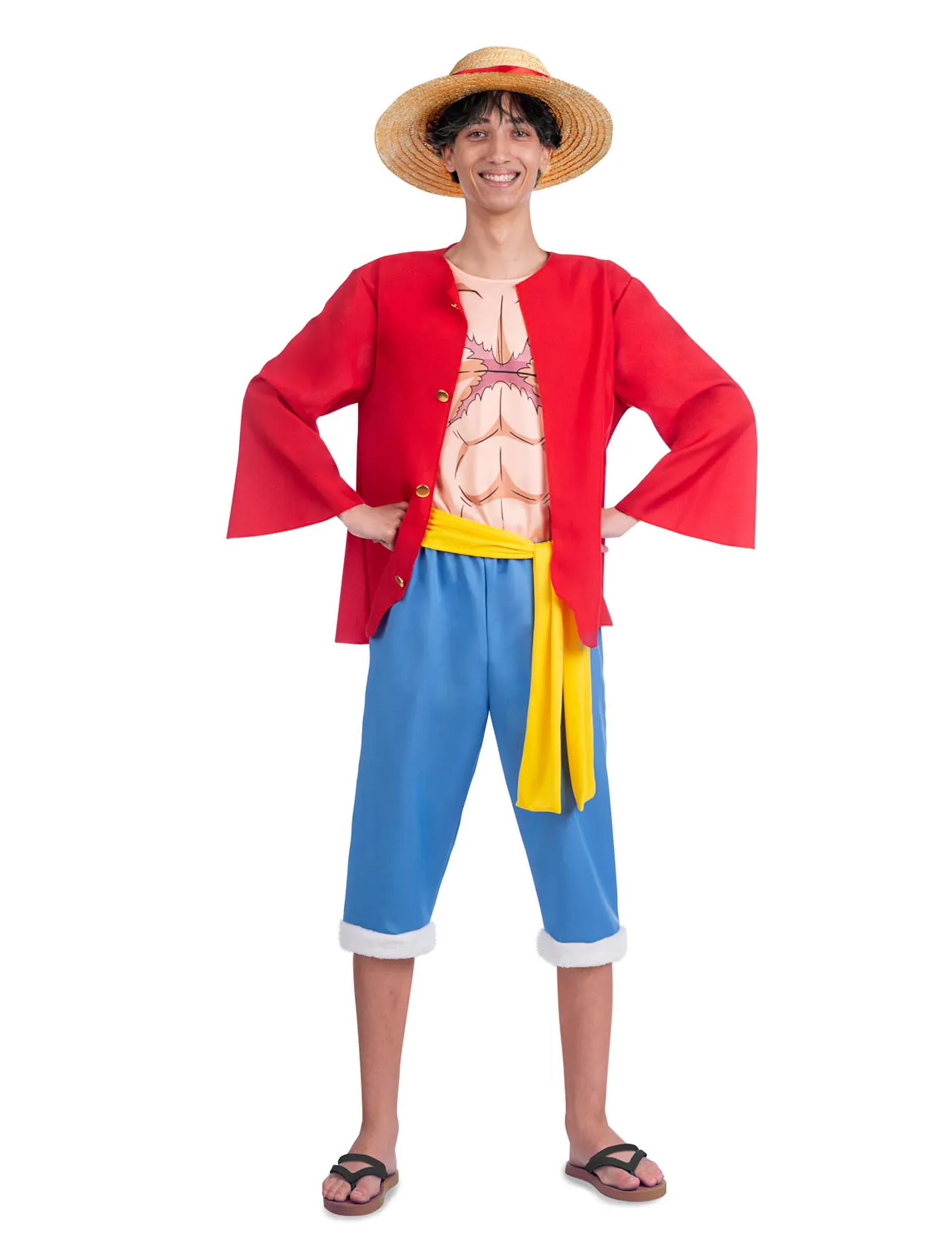 Luffy One Piece Kostüm Erwachsene