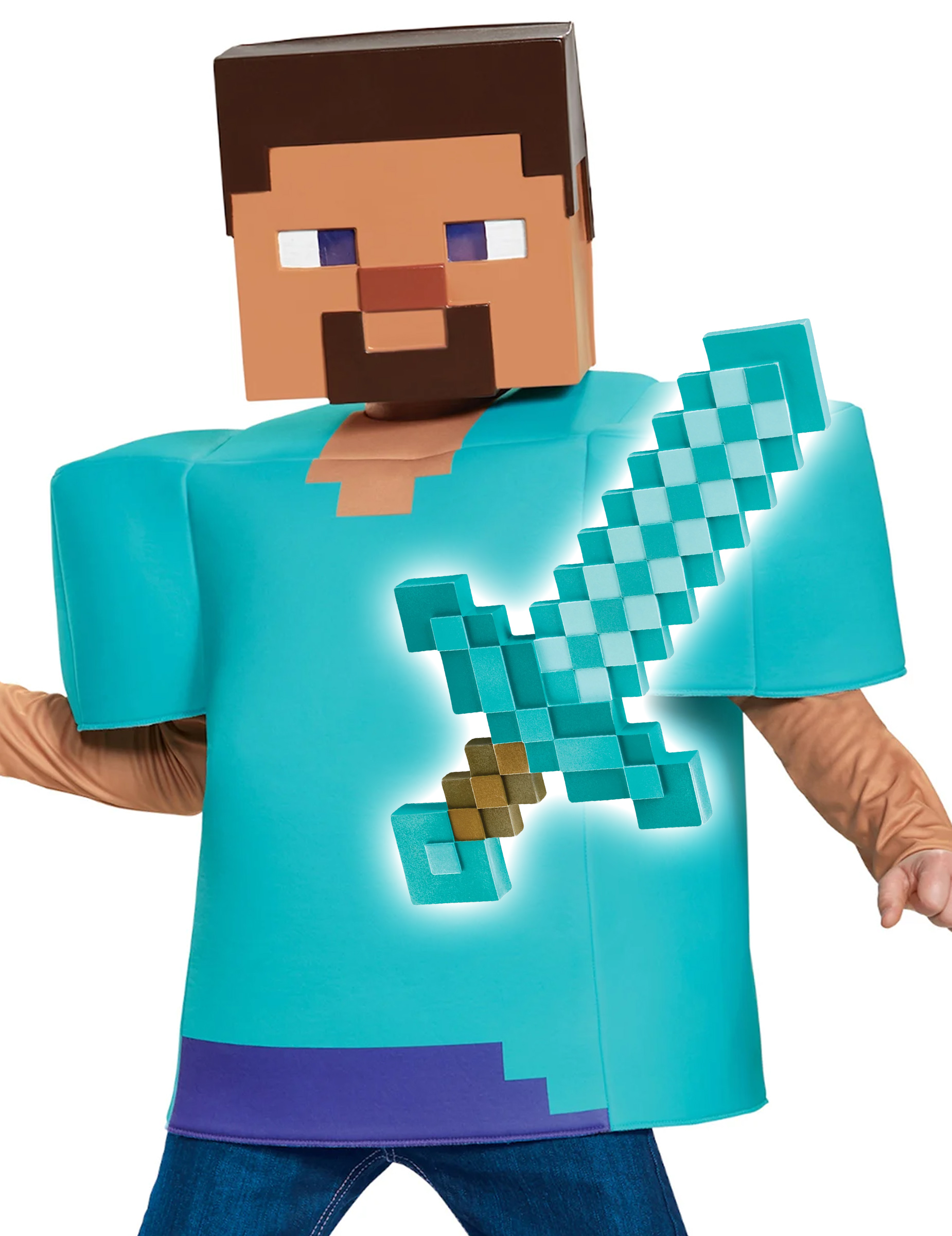 Minecraft Steve Kostümset für Kinder