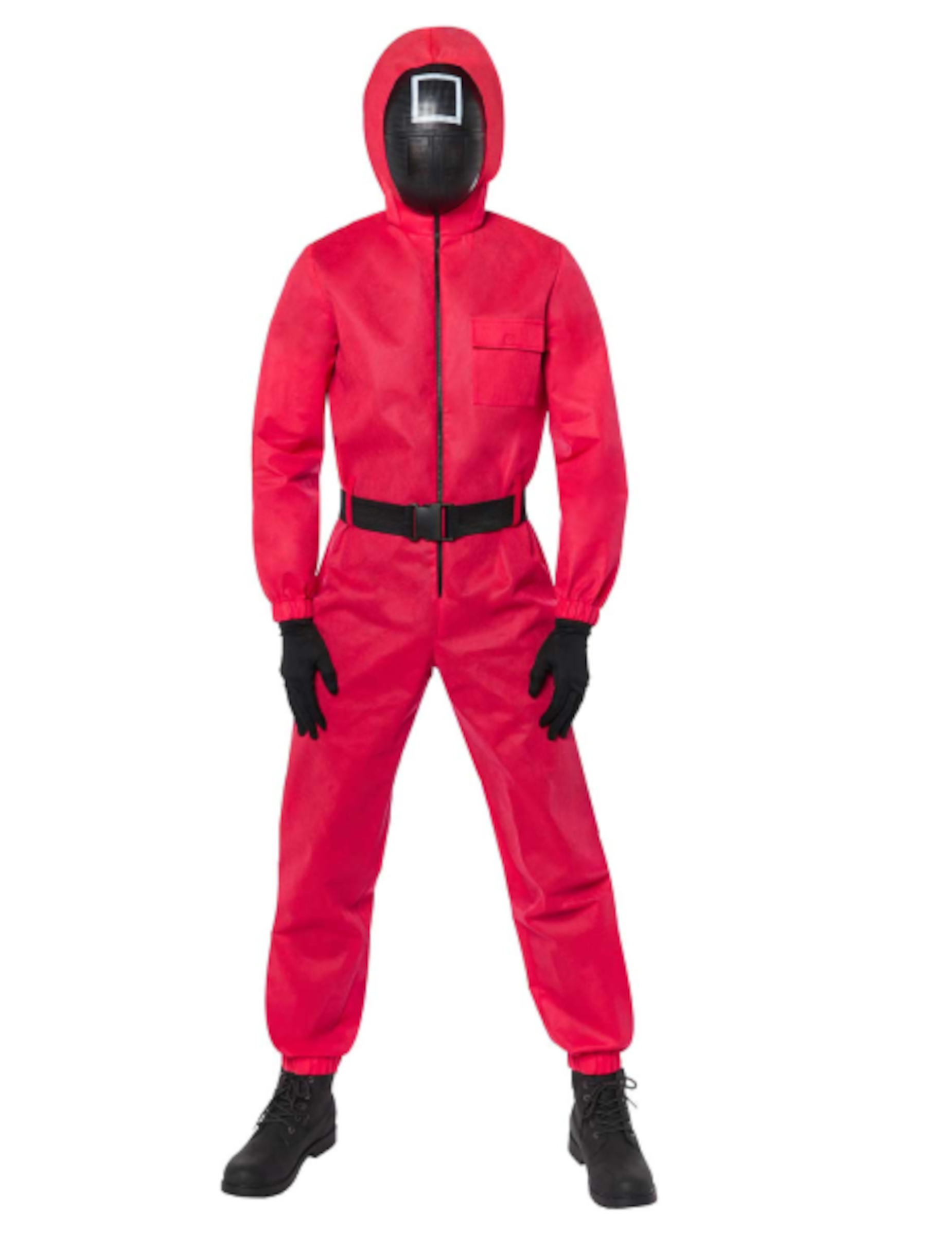 Spielwächter Kostüm Squid Game Erwachsene Rosa