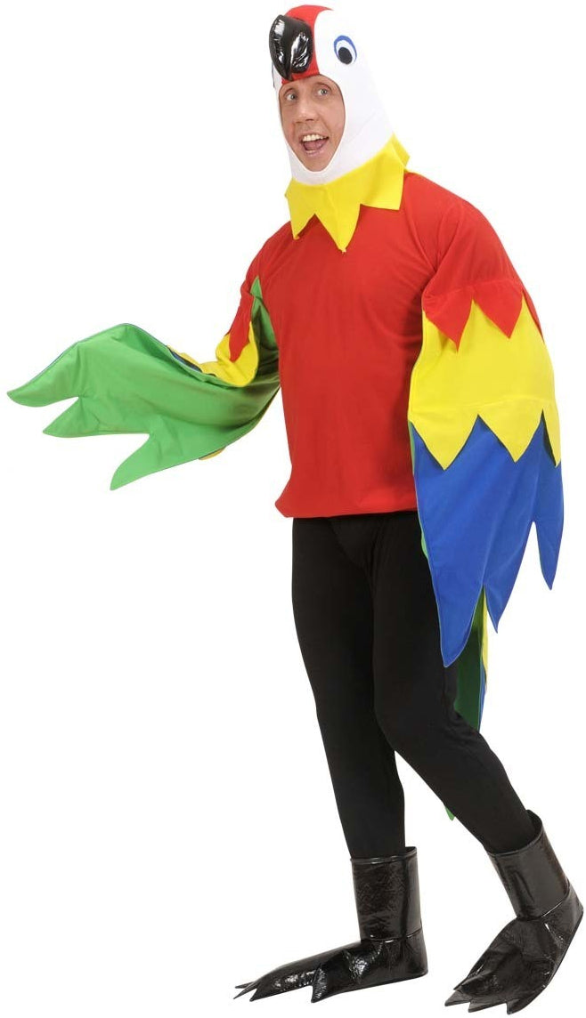 Bunter Papagei Kostüm für Erwachsene - S bunt | Karneval & Fasching | Kostüme.com