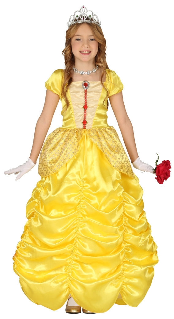 Die Schöne Prinzessin Mädchenkostüm - Kinder 7-9 Jahre gelb | Karneval & Fasching | Kostüme.com