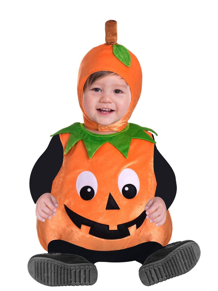 Mini Kürbis Halloween Kostüm für Kinder - Kinder 1-2 Jahre orange | Karneval & Fasching | Kostüme.com