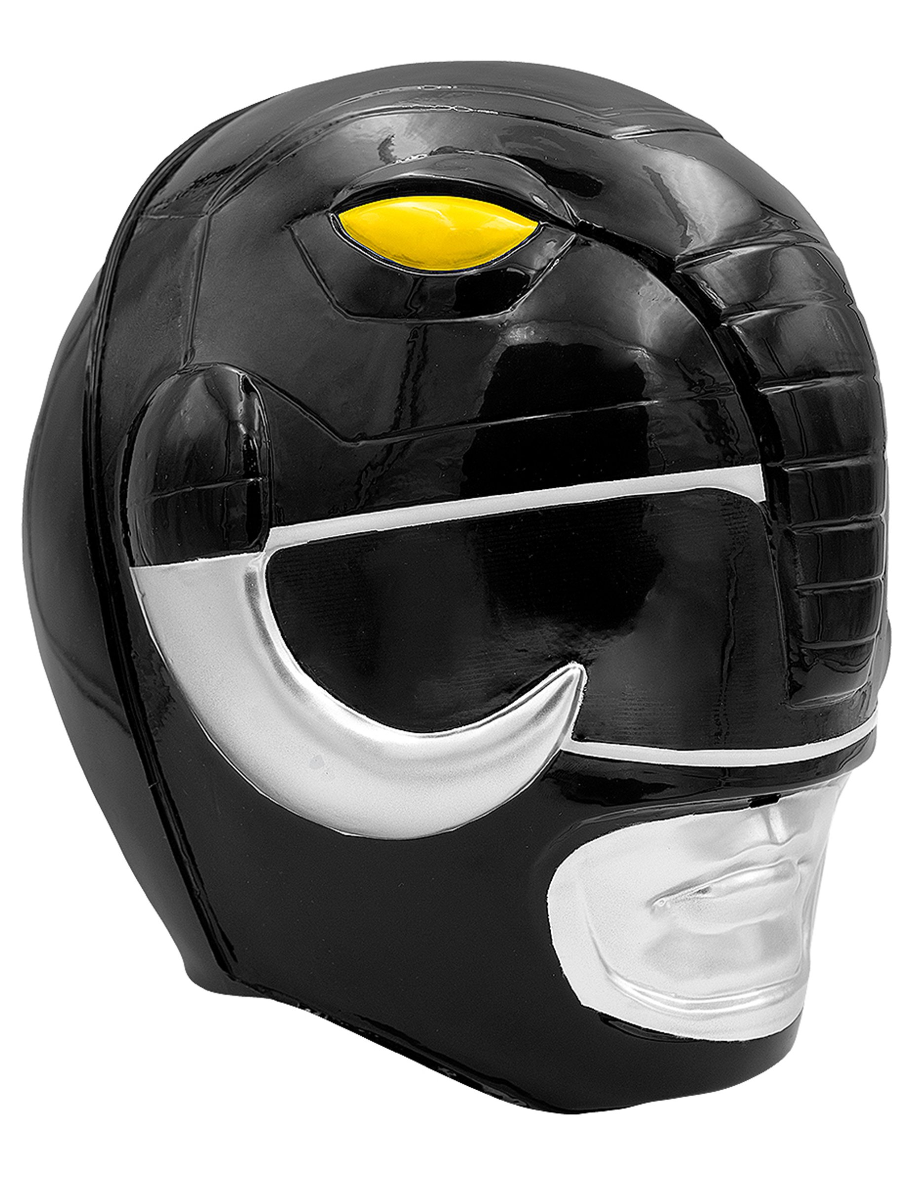 Power Ranger Helm Erwachsene Schwarz