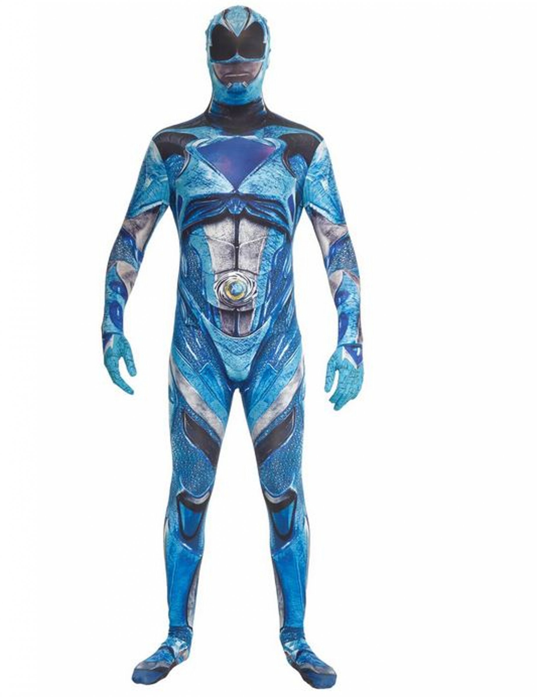 Power Rangers Morphsuits Anzug für Erwachsene blau