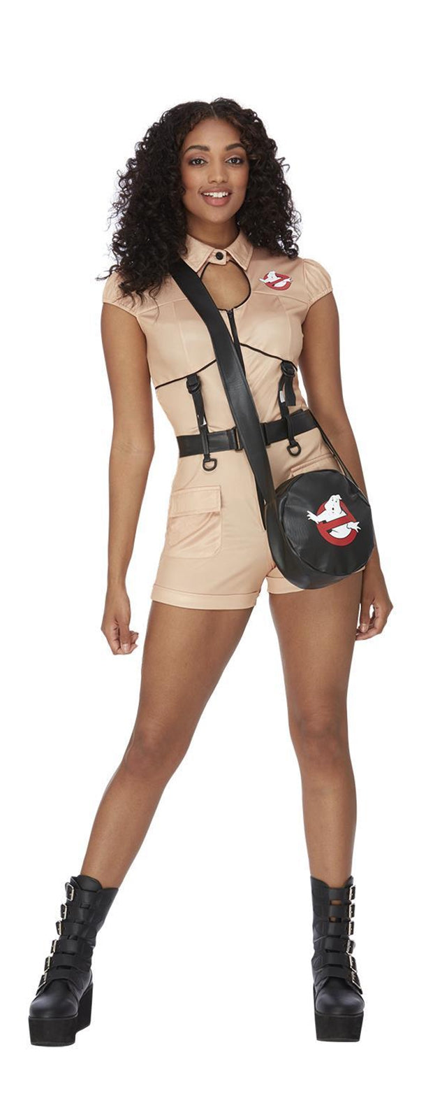 Sexy Ghostbusters Damen Kostüm mit Tasche - S braun | Karneval & Fasching | Kostüme.com
