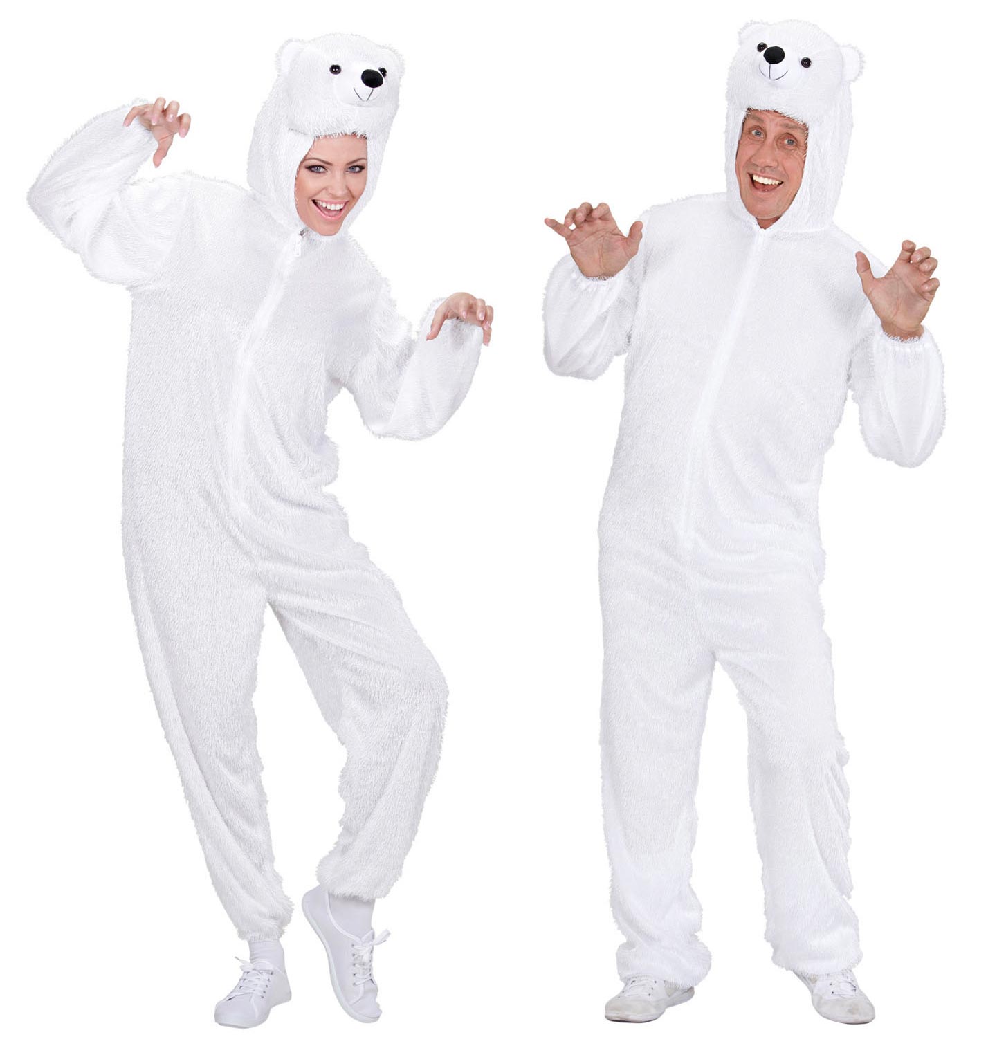 Eisbär Plüschkostüm Overall - 175 cm weiß | Karneval & Fasching | Kostüme.com