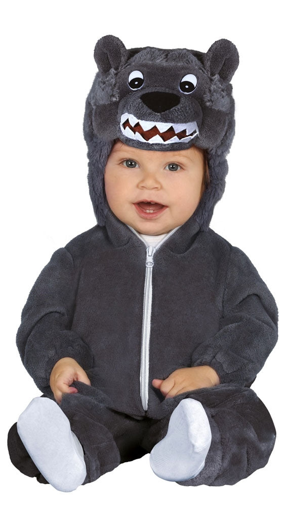 Kleiner Wolf Kleinkinder Kostüm - Baby 18-24 grau | Karneval & Fasching | Kostüme.com