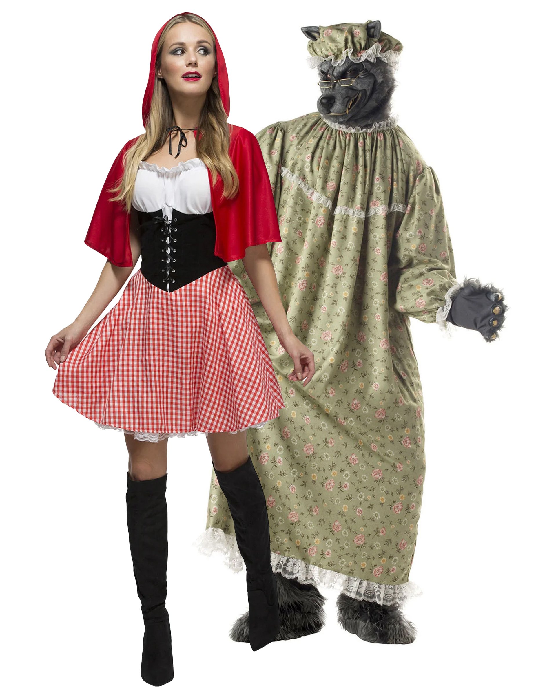 Rotkäppchen und der böse Wolf Paarkostüm