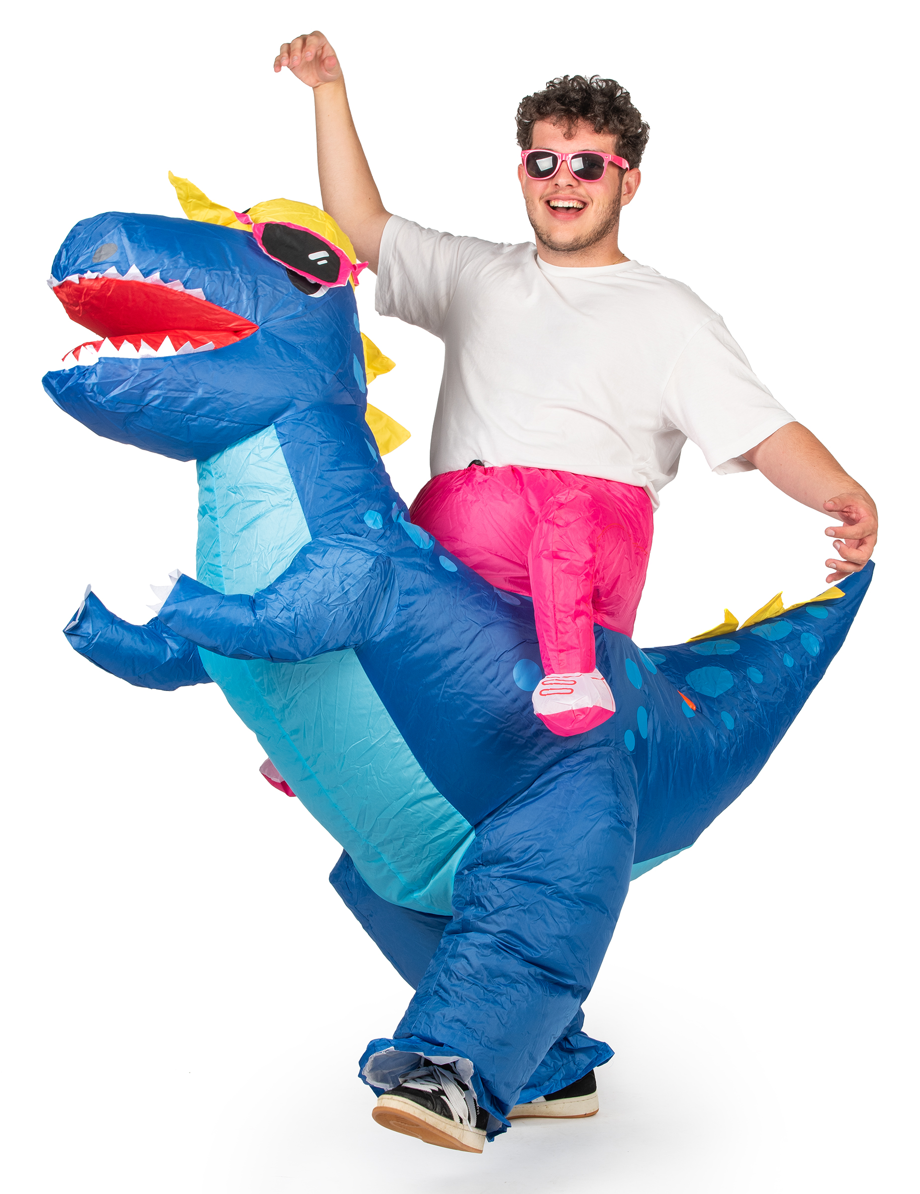 Aufblasbares Dino Kostüm für Erwachsene