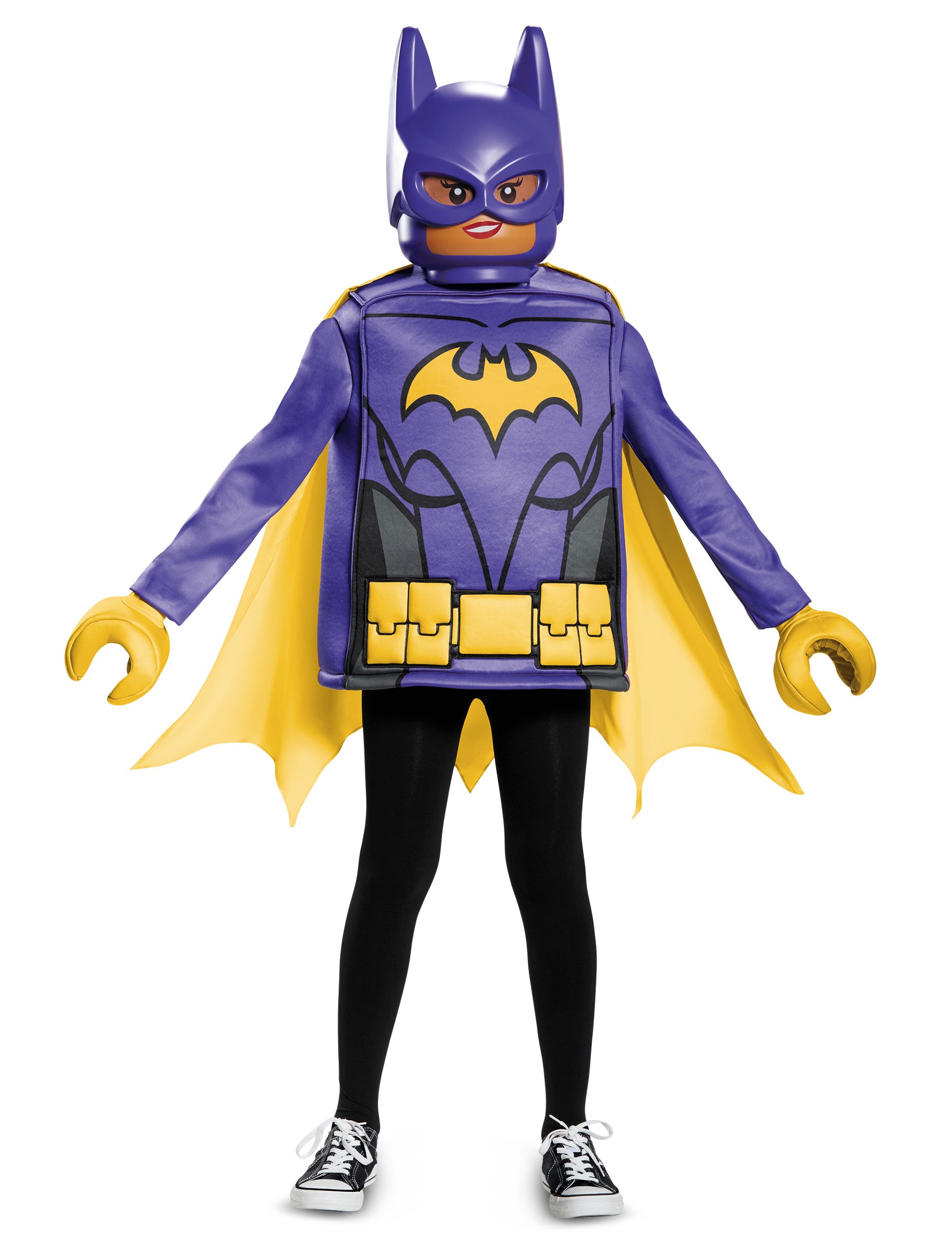 LEGO Batman Movie Batgirl Kinderkostüm-Set Lizenzware lila-gelb
