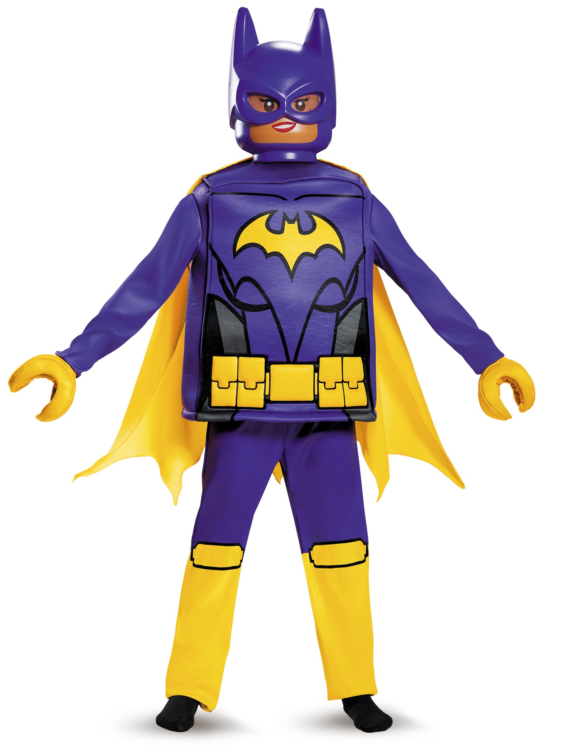 LEGO Batman Movie Batgirl Kinderkostüm Lizenzware lila-gelb